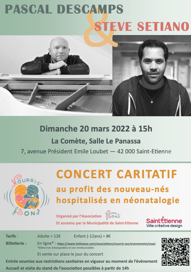 Concert le 20 mars à la Comète